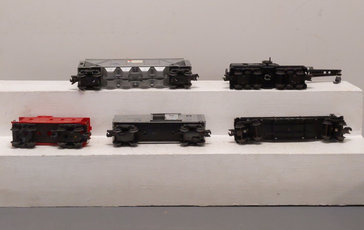 Lionel Vintage O Postwar Freight Cars # 1007, 2460, 3454, 6346-56 & 6175 [5] VG