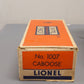 Lionel Vintage O Postwar Freight Cars # 1007, 2460, 3454, 6346-56 & 6175 [5] VG
