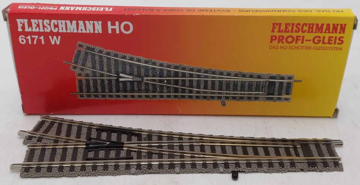 Fleischmann 6171W HO Profi-Track Standard RH Manual Turnout
