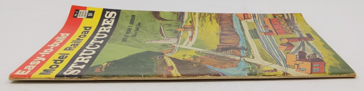 Easy-To-Build Model Railroad Structures Paperback Book By Willard V. Anderson VG