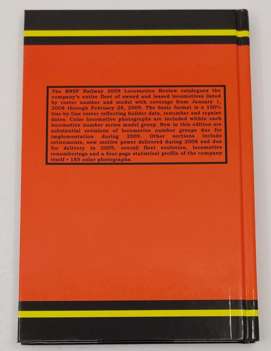 BNSF Railway Company 2009 Locomotive Review Hardcover Book Robert C. Del Grosso EX