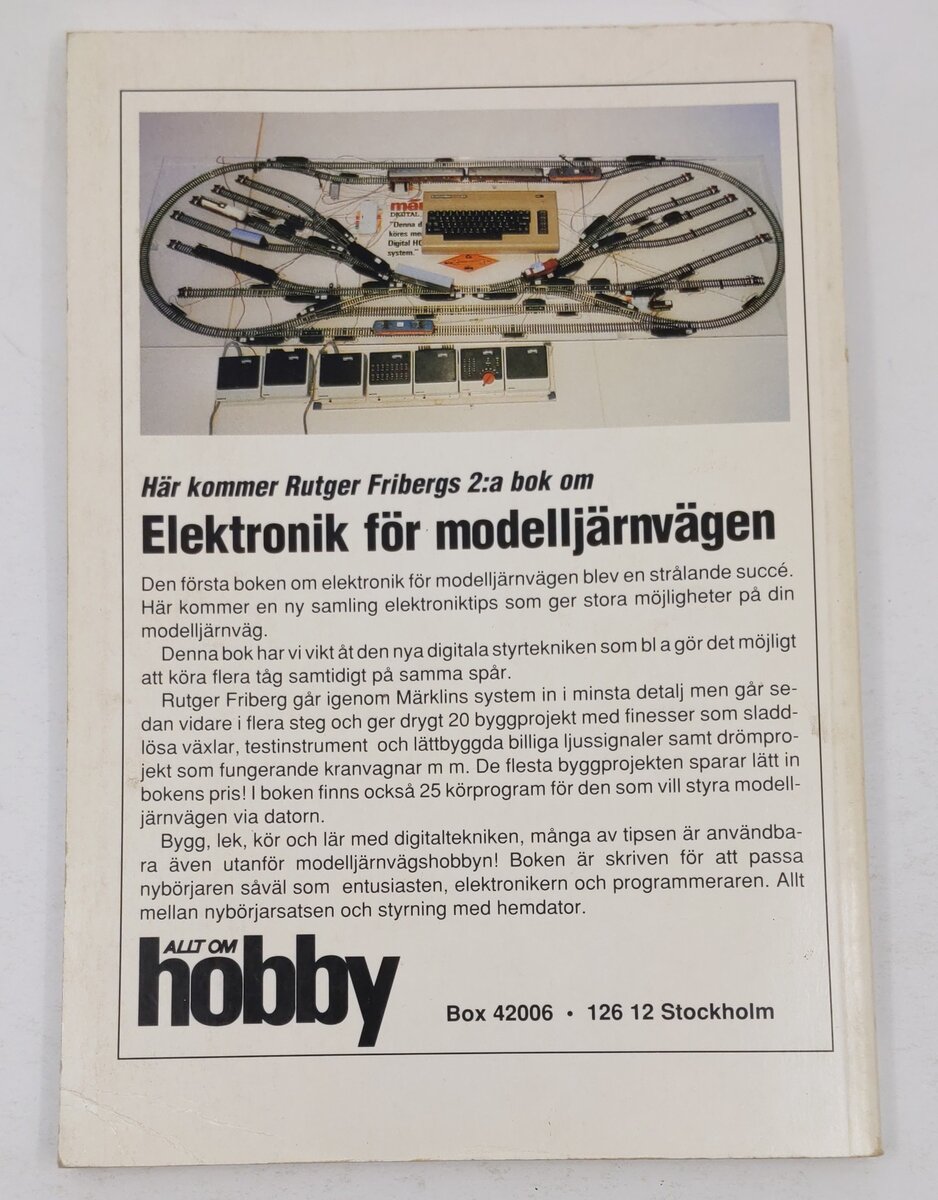 Mer Elektronik for Modelljarnavagen 2:a boken Digitaltag Book By Rutger Friberg EX