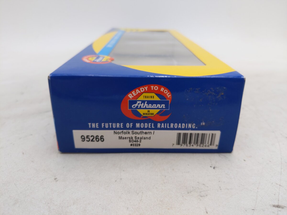 Athearn 95266 HO Scale Norfolk Southern Maersk Sealand SD40-2 Diesel Loco #3329 VG/Box