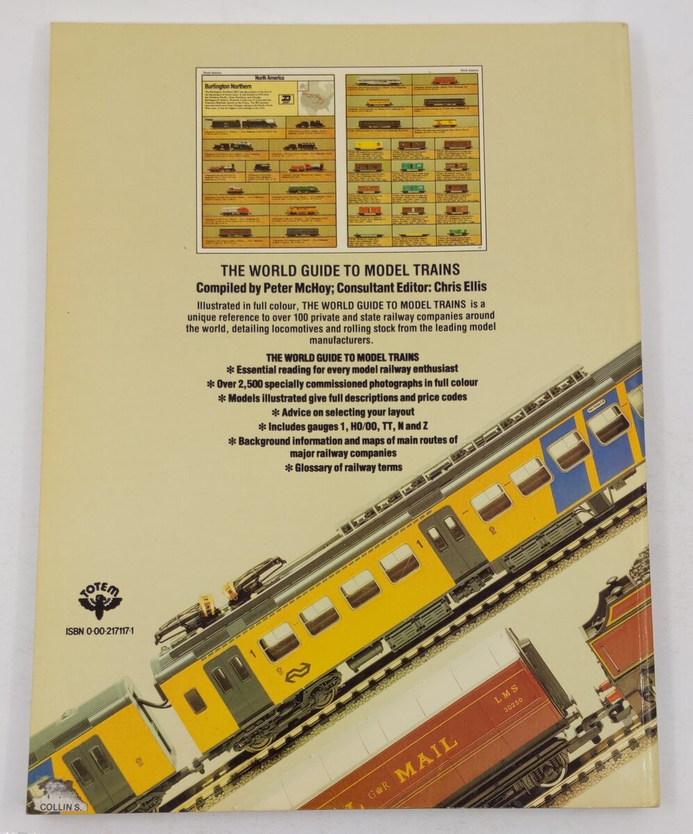 The World Guide to Model Trains Hardcover Book By Peter McHoy, Chris Ellis EX