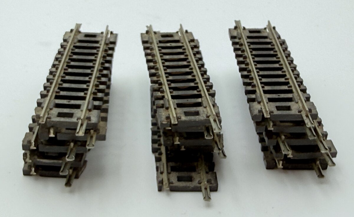 Peco N Scale Assorted Straight Track Sections [85] VG