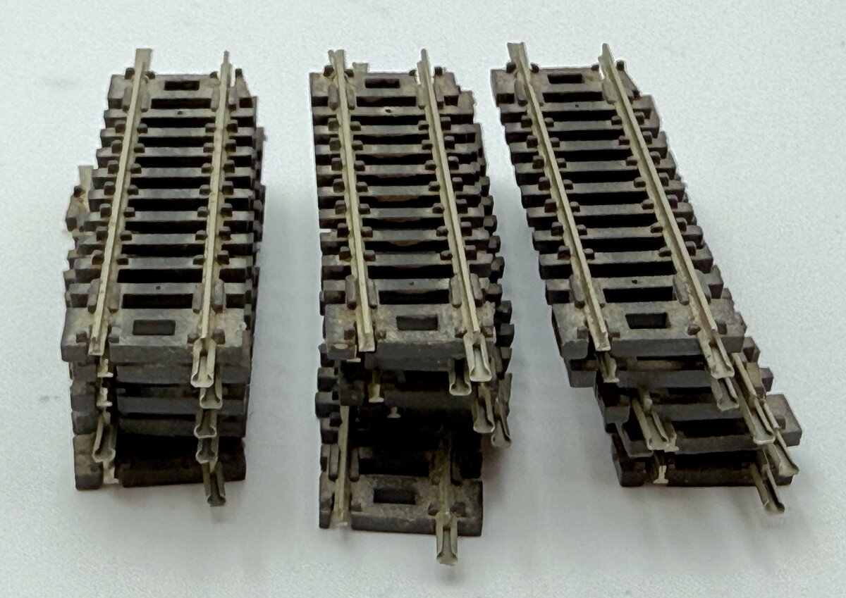 Peco N Scale Assorted Straight Track Sections [85] VG