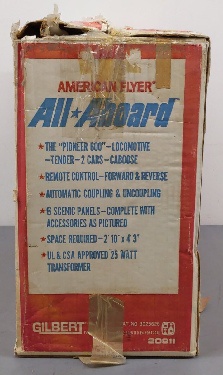 American Flyer 20811 S Vintage The Pioneer 600 Train Set VG/Box