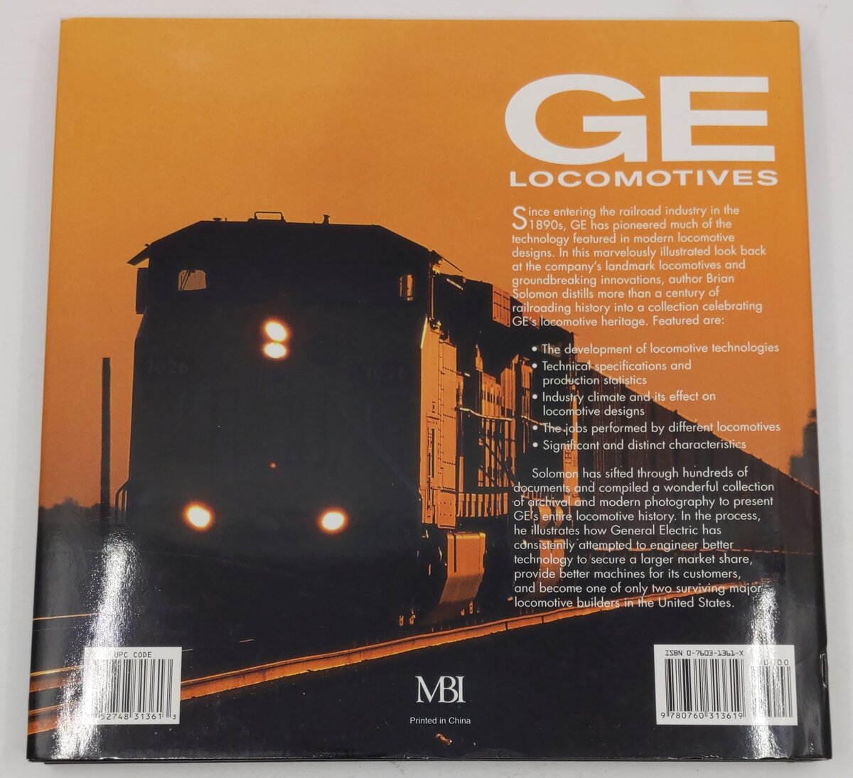 GE Locomotives: 110 Years of General Electric Motive Power Hardcover Book EX