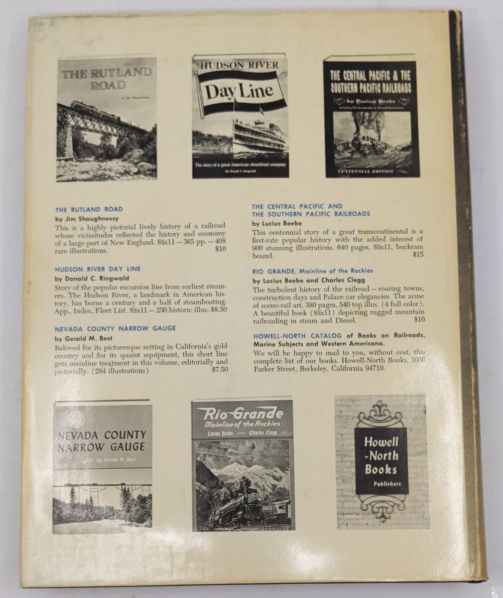 The Trains We Rode, Vol.1 Hardcover Book By Lucius Beebe, Charles Clegg VG