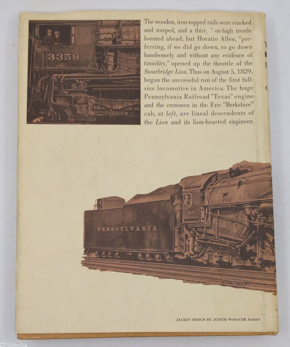 The Iron Horse America's Steam Locomotives Hardcover Book By Henry B. Comstock VG