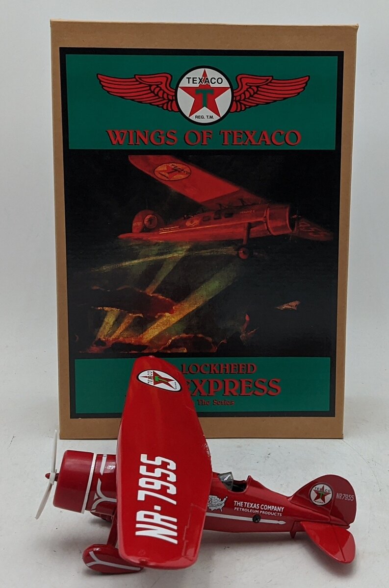 Ertl 3801-10UO 1929 Lockheed Air Express Replica Airplane Coin Bank EX/Box