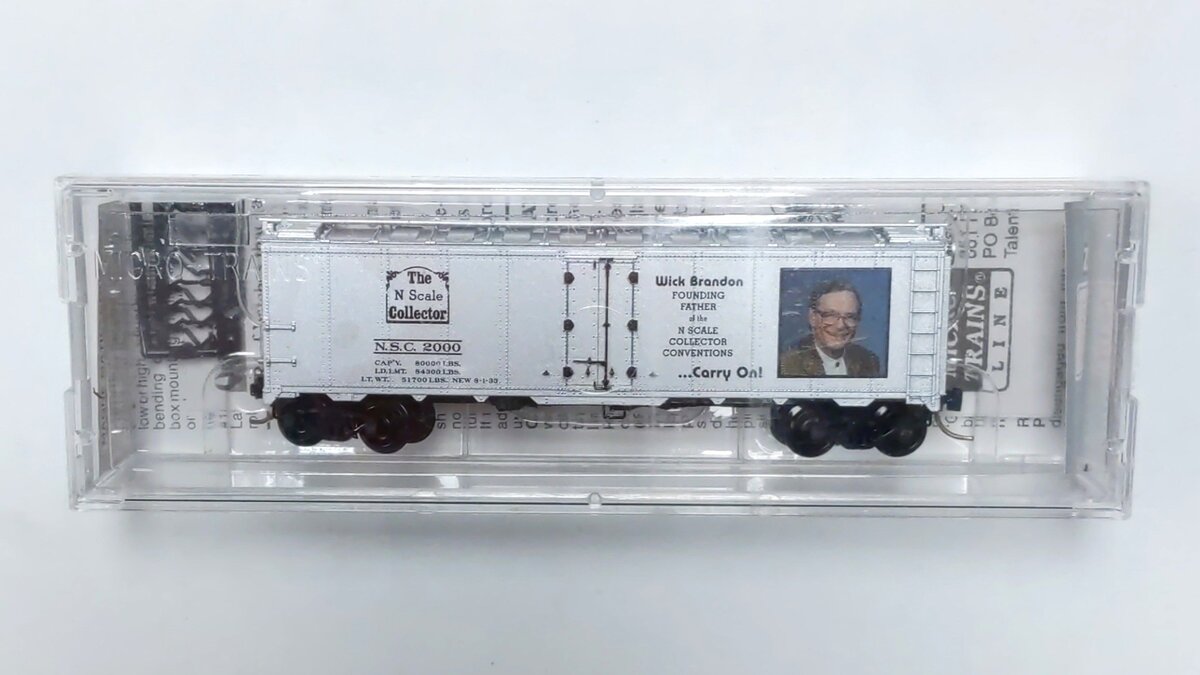 Micro-Trains N Special Run Wick Brandon 40' Single Door Standard Box Car #2000 LN/Box