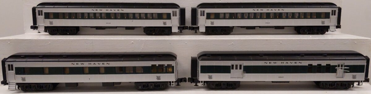 MTH 30-69130 O Scale New Haven 4-Car 60' Madison Passenger Set