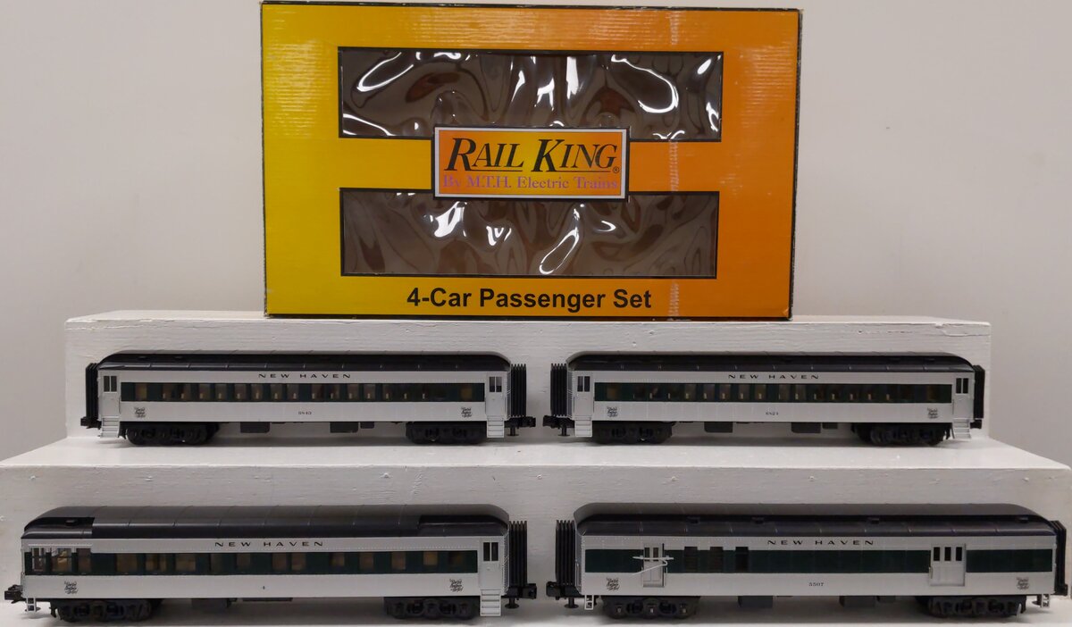 MTH 30-69130 O Scale New Haven 4-Car 60' Madison Passenger Set