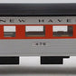 MTH 30-6131E New Haven Observation Car #475 VG/Box