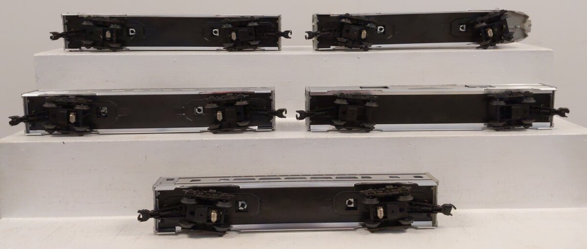 Williams O Scale PRR  5-Car Aluminum Passenger Cars (Set of 5) EX