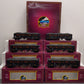MTH 20-90892 O Wheeling & Lake Erie 4-Bay Hopper 6-Car Set w/ Coal Load
