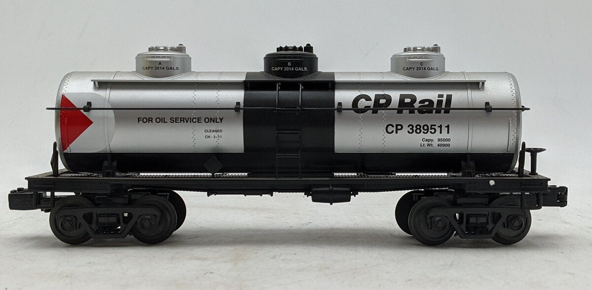 MTH 30-73350 O Canadian Pacific Rail 3-Dome Tank Car