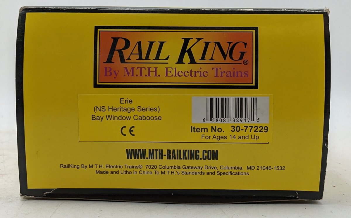 MTH 30-77229 NS Heritage Erie Bay-Window Caboose