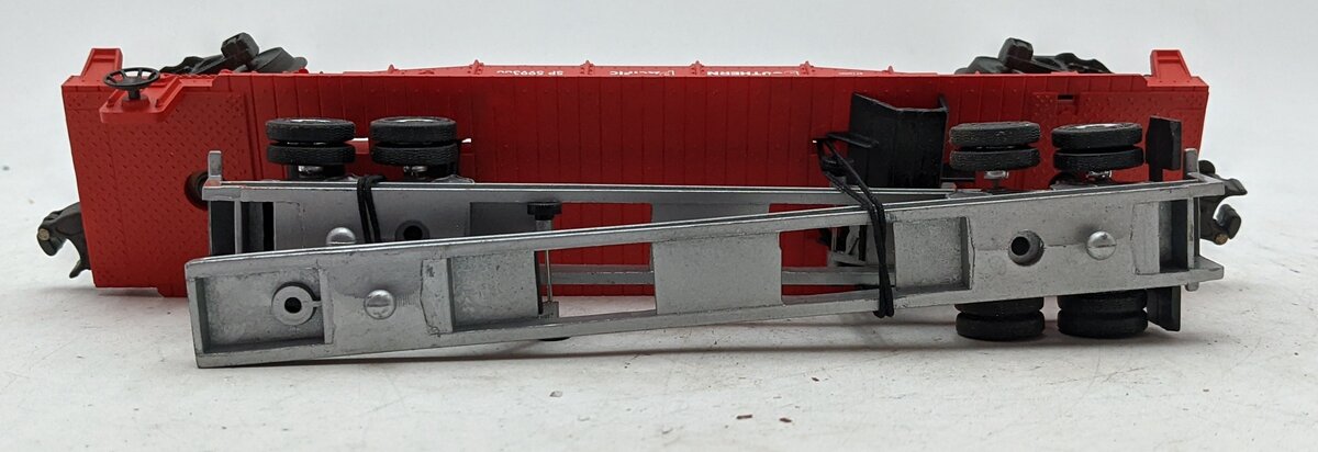 Lionel 6-26058 O Gauge Southern Pacific Flatcar w/Trailer Frames EX