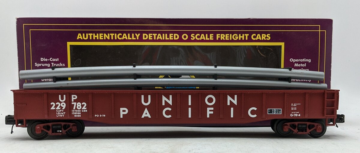 MTH 20-98759 Union Pacific Gondola Car w/ Pipe Load