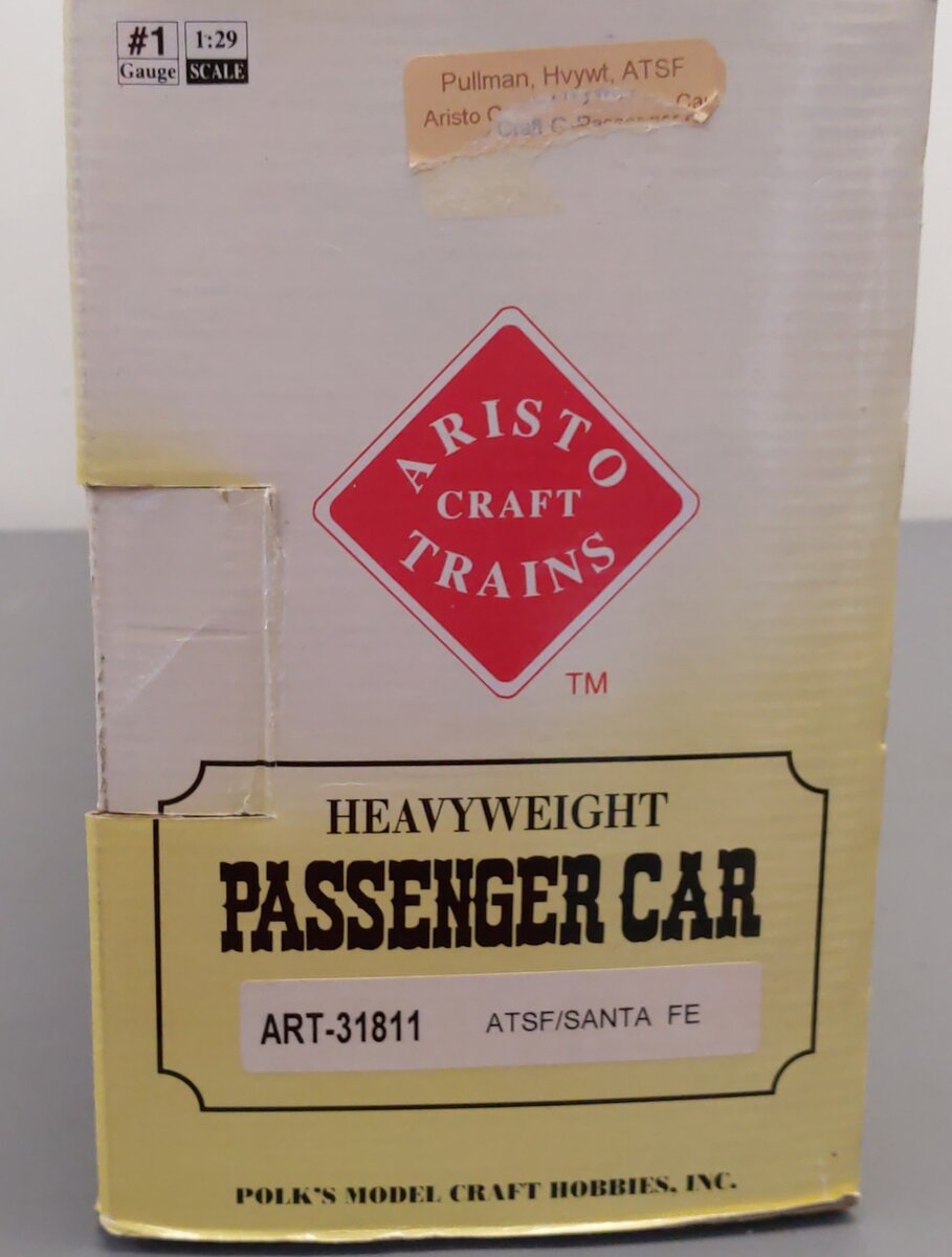 Aristo-Craft 31811 Santa Fe Point Lobos Heavyweight Passenger Car EX/Box