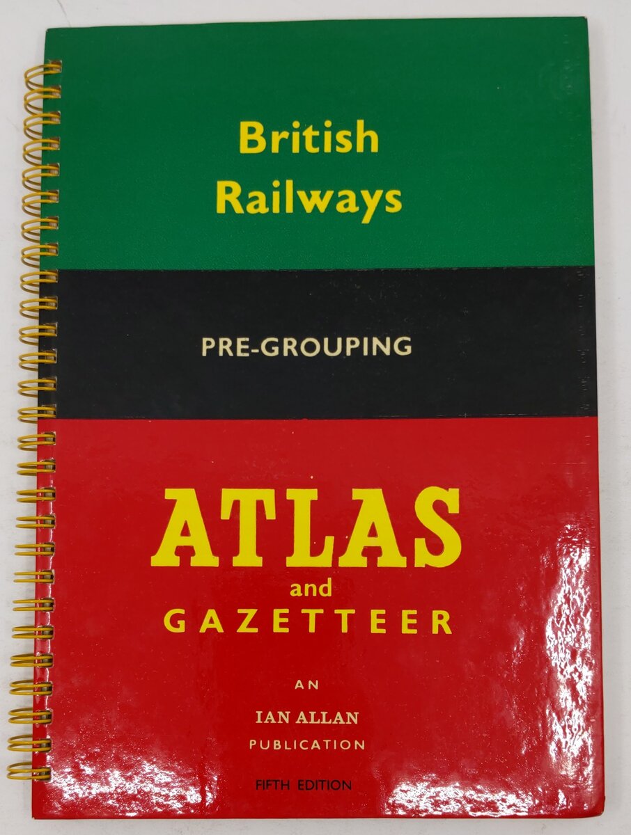 British Railways Pre-Grouping Atlas & Gazetteer Hardcover Book By Ian Allan EX