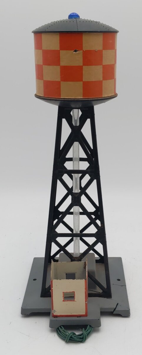 American Flyer 772 Vintage S Checkerboard Water Tower with Bubble Tube