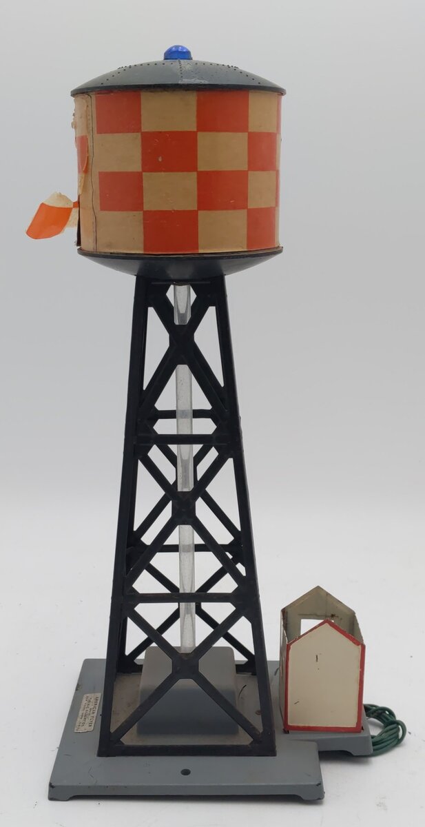American Flyer 772 Vintage S Checkerboard Water Tower with Bubble Tube