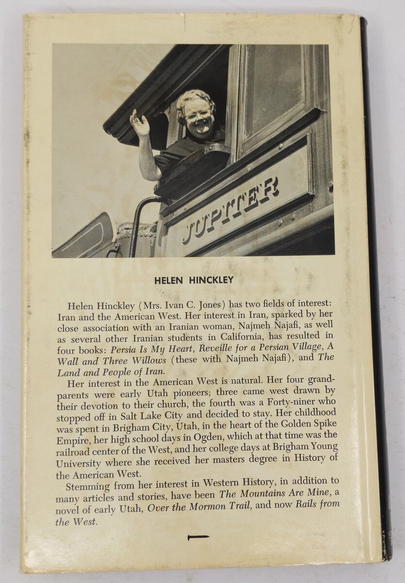 Rails from the West Hardcover Book By Helen Hinckley Jones VG