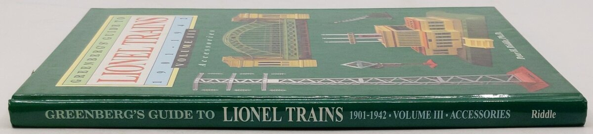 Greenberg's Guide to Lionel Trains 1901-42, Vol.3 Hardcover Book Peter H. Riddle EX