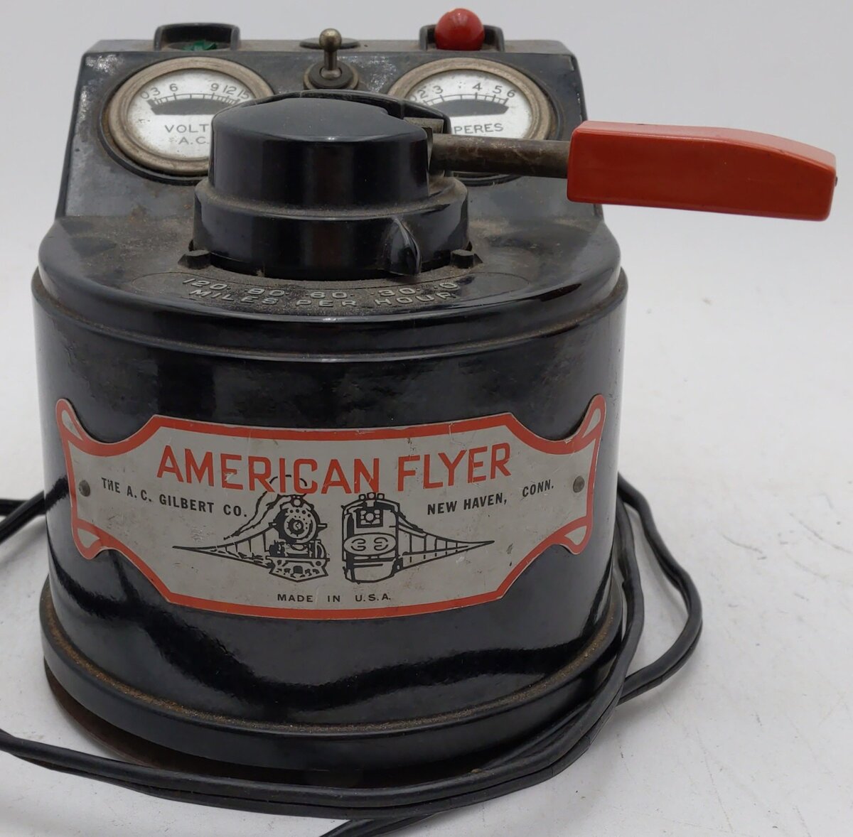 American Flyer 19B Vintage S 300 Watt Train Transformer 110V VG