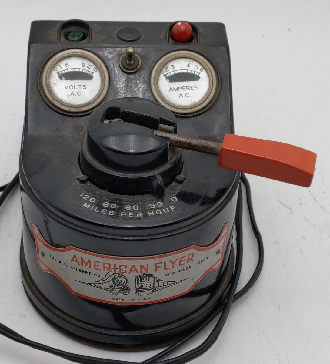 American Flyer 19B Vintage S 300 Watt Train Transformer 110V VG