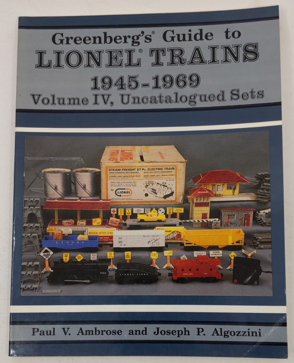 Greenberg's Guide to Lionel Trains 1945-69 Paperback Book By Paul V. Ambrose VG