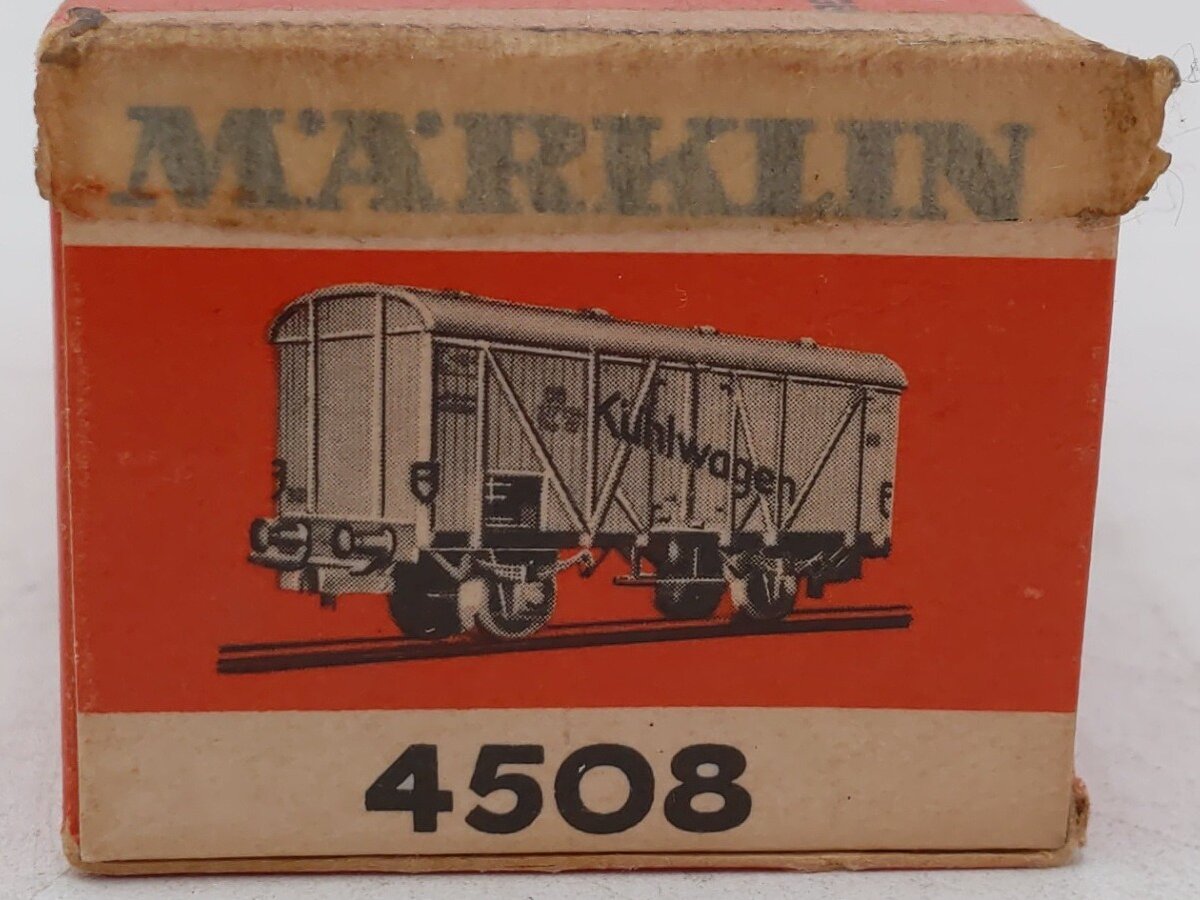 Marklin 4508 HO Refrigerated Van Car EX/Box – Trainz