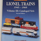 Greenberg's Guide to Lionel Trains 1945-1969: Cataloged Sets vol.3 Paperback VG