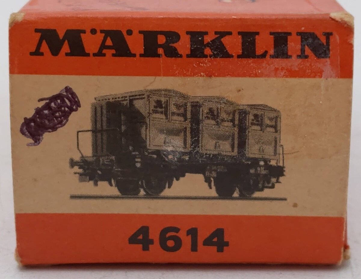 Marklin 4614 DB Flatcar with 3 Containers EX/Box