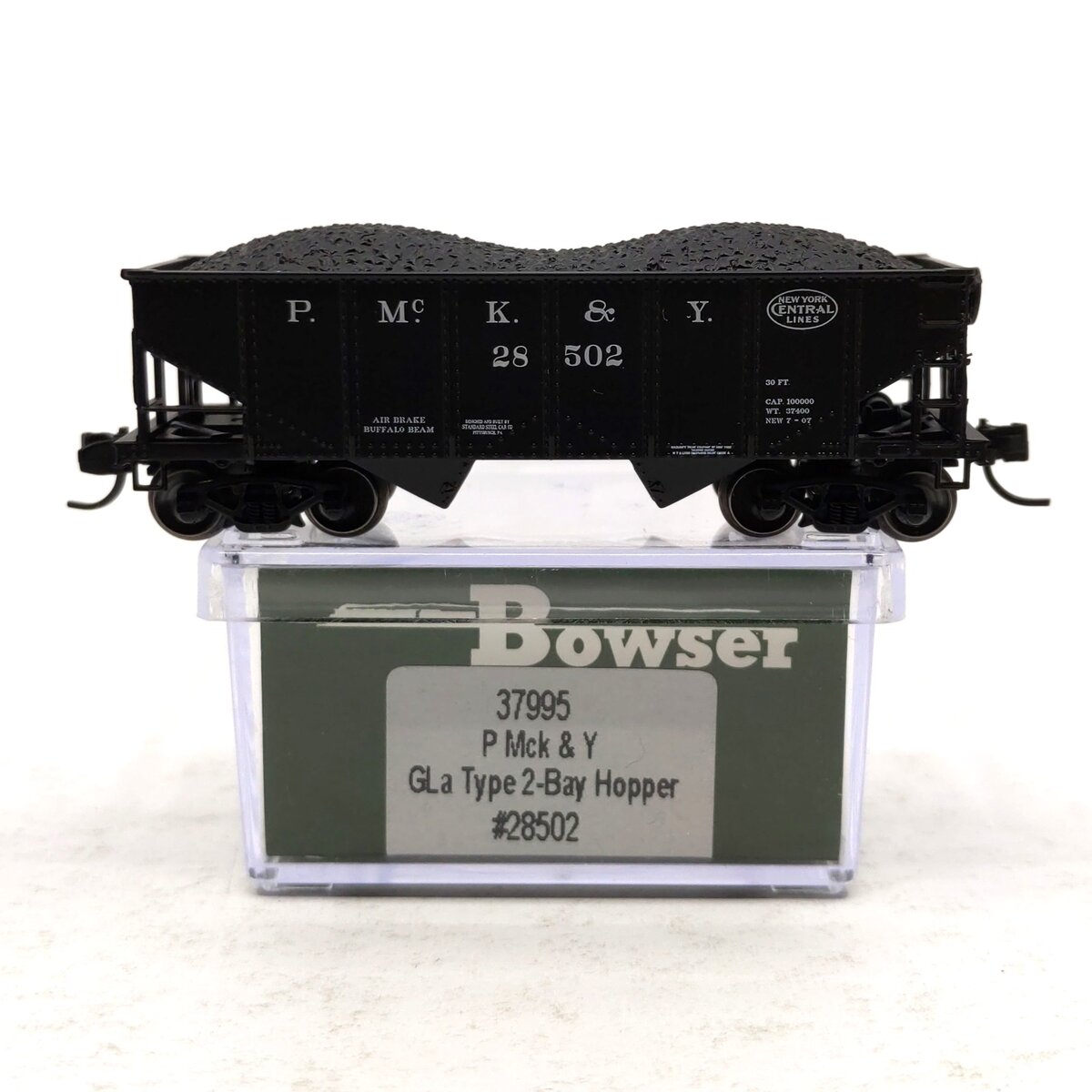 Bowser 37995 N PM&Y GLa Hopper Car - Ready to Run #28502