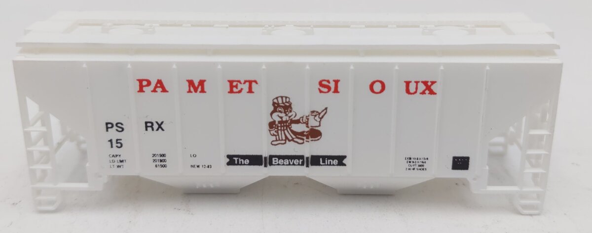 Precision Masters 1625 N Scale Pamet Sioux 2-Bay Hopper #15 EX/Box