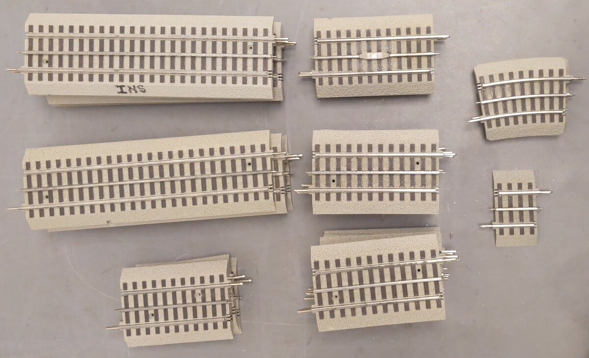 Lionel Fastrack O Assorted Track [30] VG