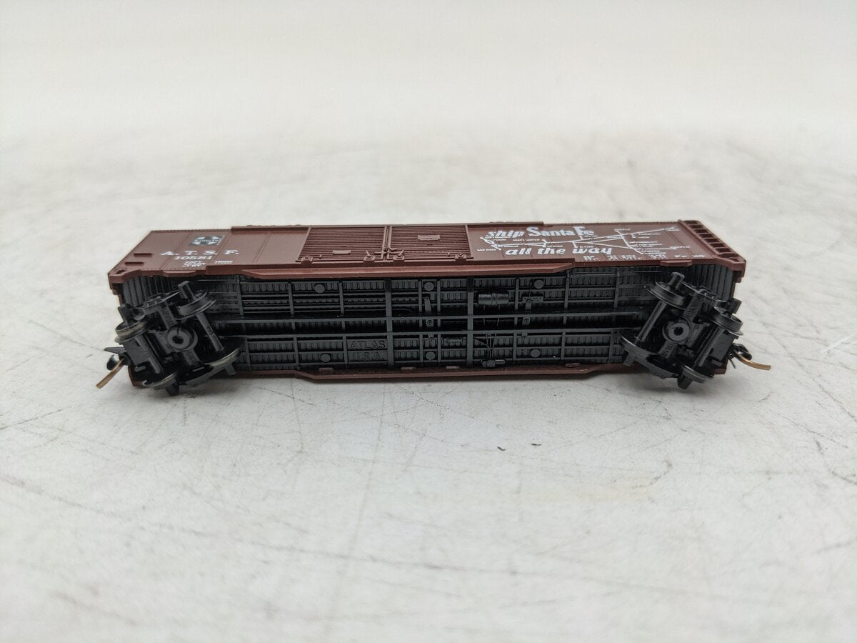 Atlas 3628 N Scale Santa Fe "Grand Canyon" 50' Double Door Boxcar #10581 LN/Box