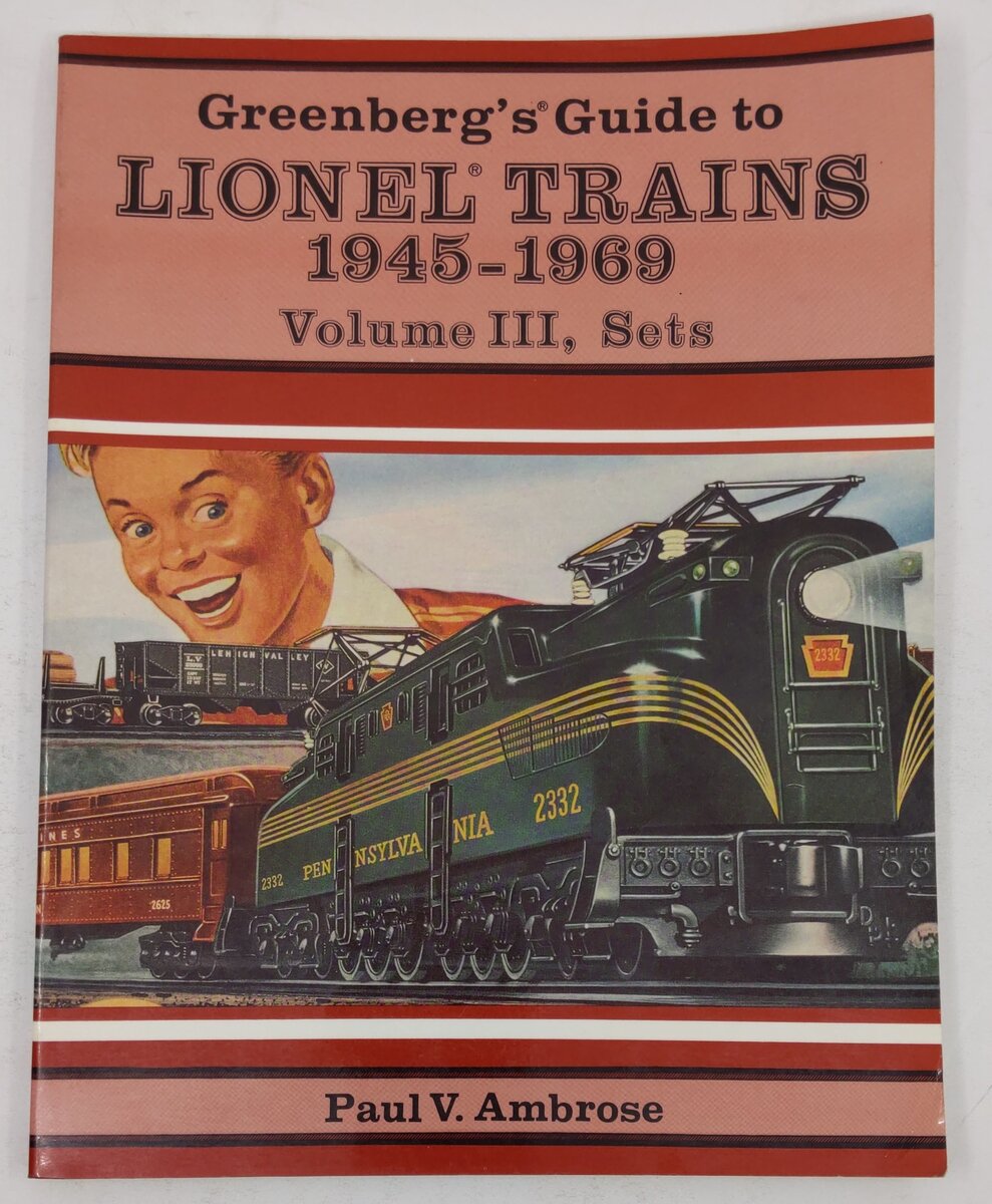 Greenberg's Guide to Lionel Trains, 1945-1969, Vol. 3, Sets Paperback Book VG