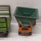 Lionel 163 Vintage O Prewar Freight Station Set: Dump Car & Hand Truck (3) VG
