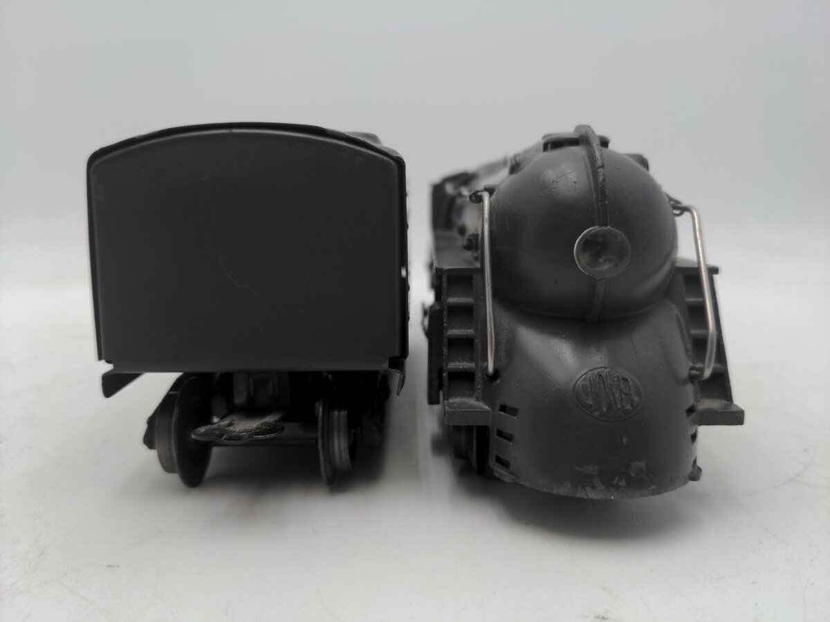 Lionel 221 Vintage O NYC  Dreyfuss Gray 2-6-4 Steam Locomotive & 221W Tender VG