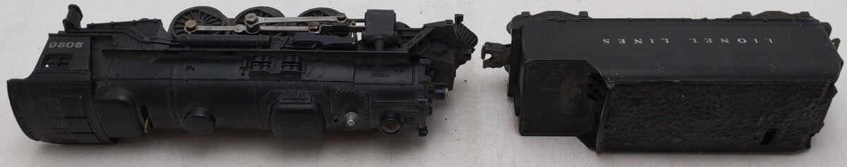 Lionel 2026 Vintage O 2-6-4 Die-Cast Steam Locomotive w/ 6466W Tender VG