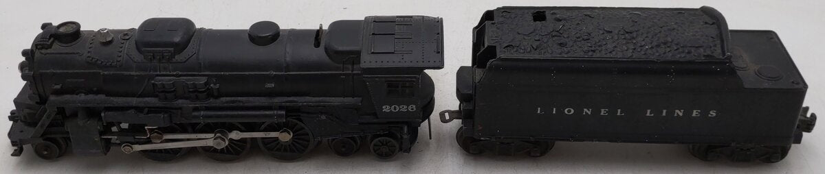 Lionel 2026 Vintage O 2-6-4 Die-Cast Steam Locomotive w/ 6466W Tender VG