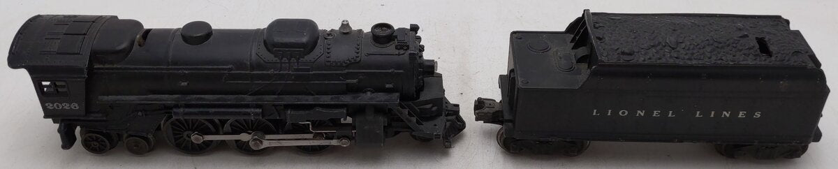 Lionel 2026 Vintage O 2-6-4 Die-Cast Steam Locomotive w/ 6466W Tender VG
