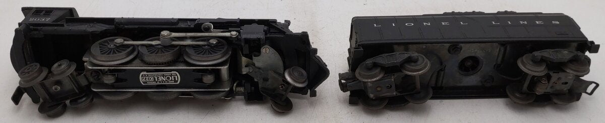 Lionel 2037 Vintage O 2-6-4 Die-Cast Steam Locomotive and 6026W Tender VG