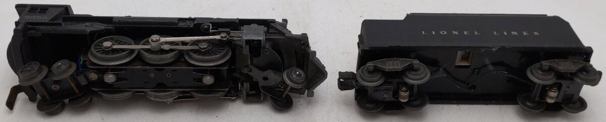 Lionel 2026 Vintage O 2-6-4 Die-Cast Steam Locomotive & 6466WX Tender VG