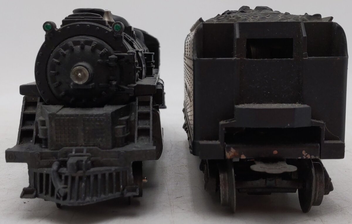 Lionel 2026 Vintage O 2-6-4 Die-Cast Steam Locomotive & 6466WX Tender VG